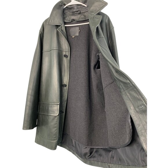 Coach Black Leather Jacket - Picture 8 of 11